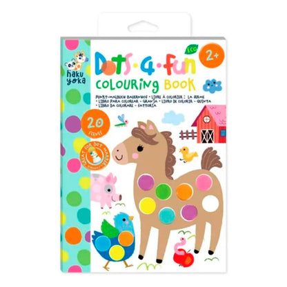 Libro para Colorear Dots 4 Fun · Animales de Granja