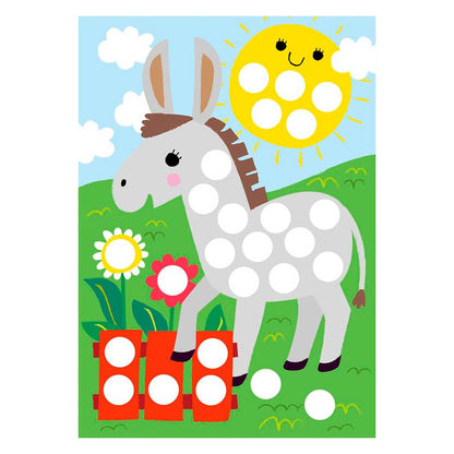 Libro para Colorear Dots 4 Fun · Animales de Granja