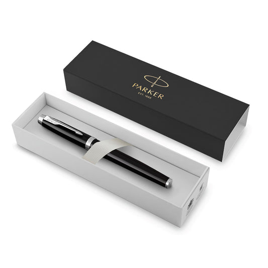 Pluma fuente Parker IM negro lacado CT