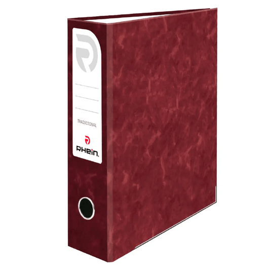 Archivador burdeo Rhein oficio ancho