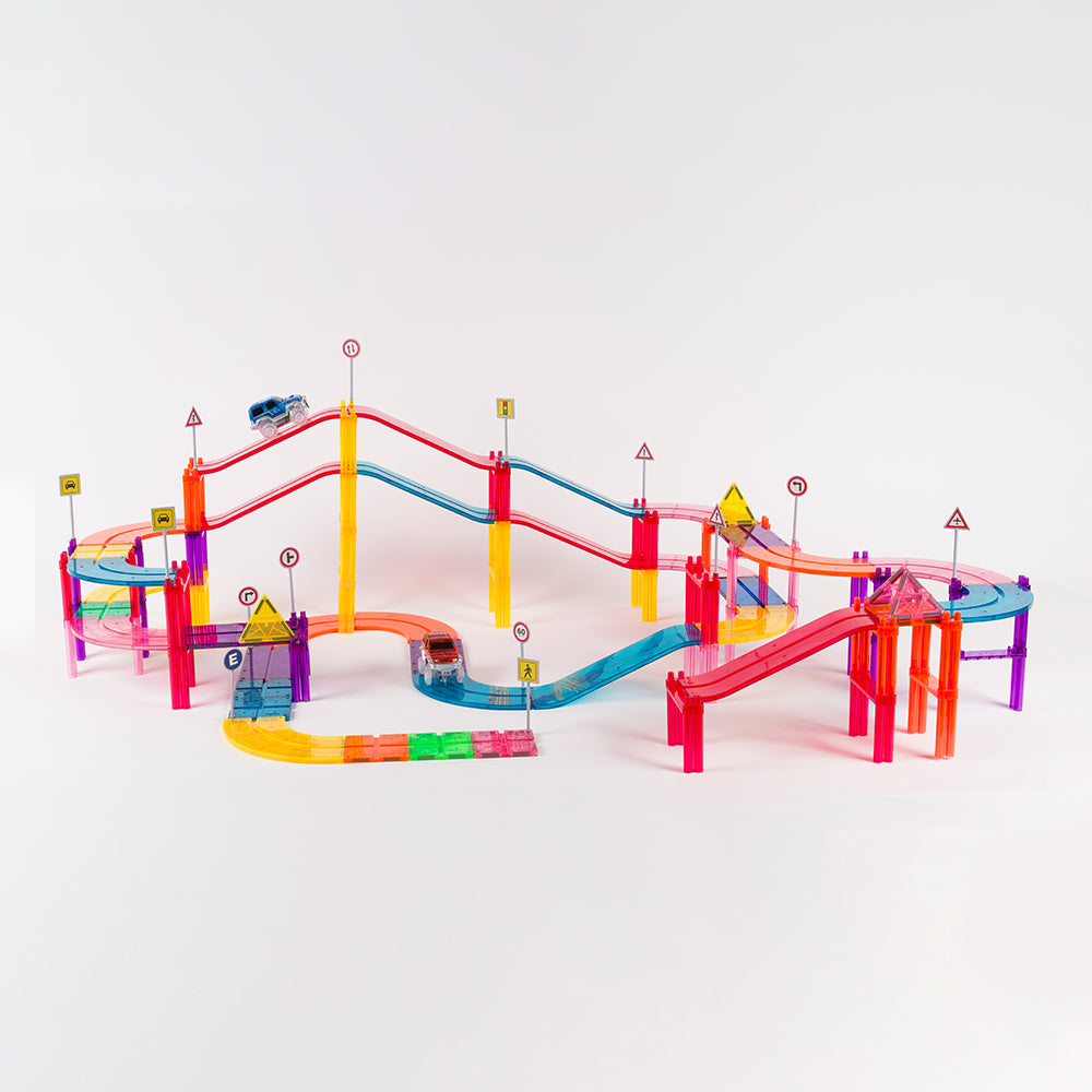 Pista de Carrera 105 piezas Imanix