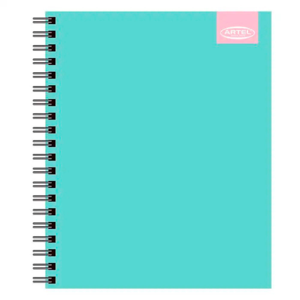 Cuaderno Universitario 100h 7mm Arcoiris Pastel Artel