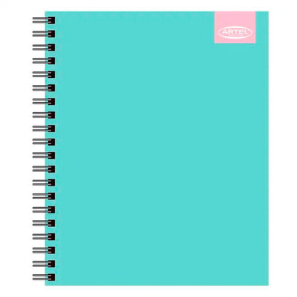 Cuaderno Universitario 100h 7mm Arcoiris Pastel Artel