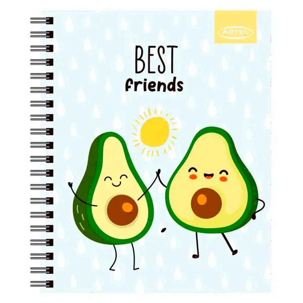 Cuaderno Universitario 100h 7mm Kawaii Artel