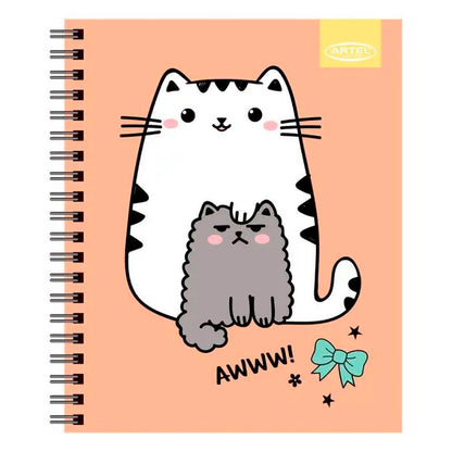 Cuaderno Universitario 100h 7mm Kawaii Artel