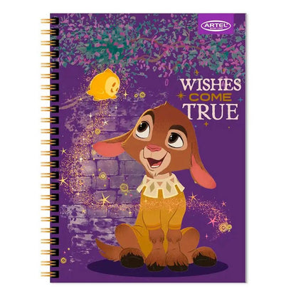 Cuaderno Universitario Artel 100 hojas 7mm Diseño Wish 2024