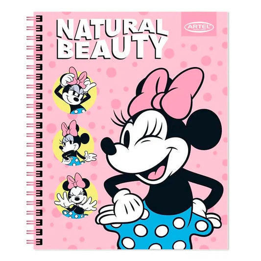 Cuaderno Universitario Artel 100 hojas 7mm Diseño Minnie Fashion 2024