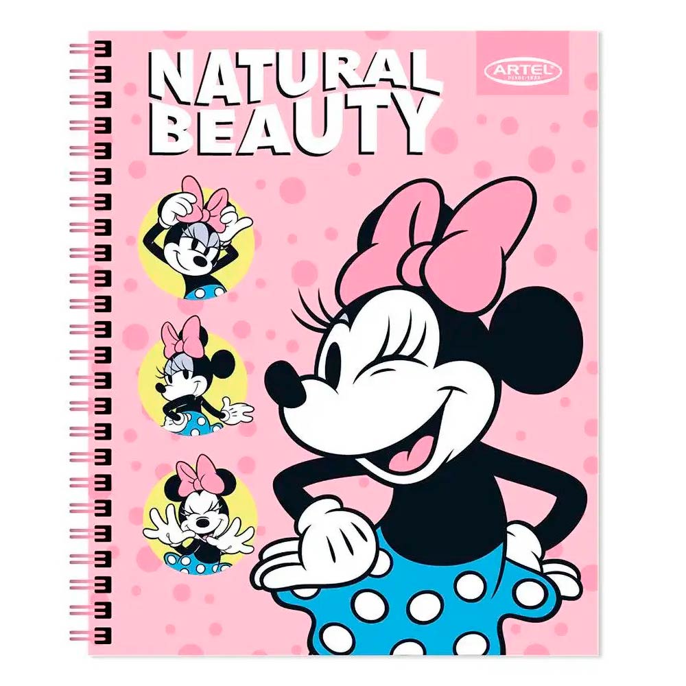 Cuaderno Universitario Artel 100 hojas 7mm Diseño Minnie Fashion 2024