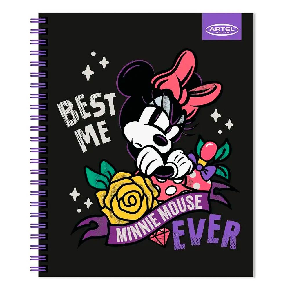 Cuaderno Universitario Artel 100 hojas 7mm Diseño Minnie Girl Power 2024