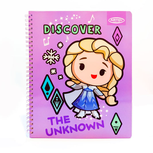 Cuaderno Universitario 100 Hojas 7Mm Frozen Kawai 24