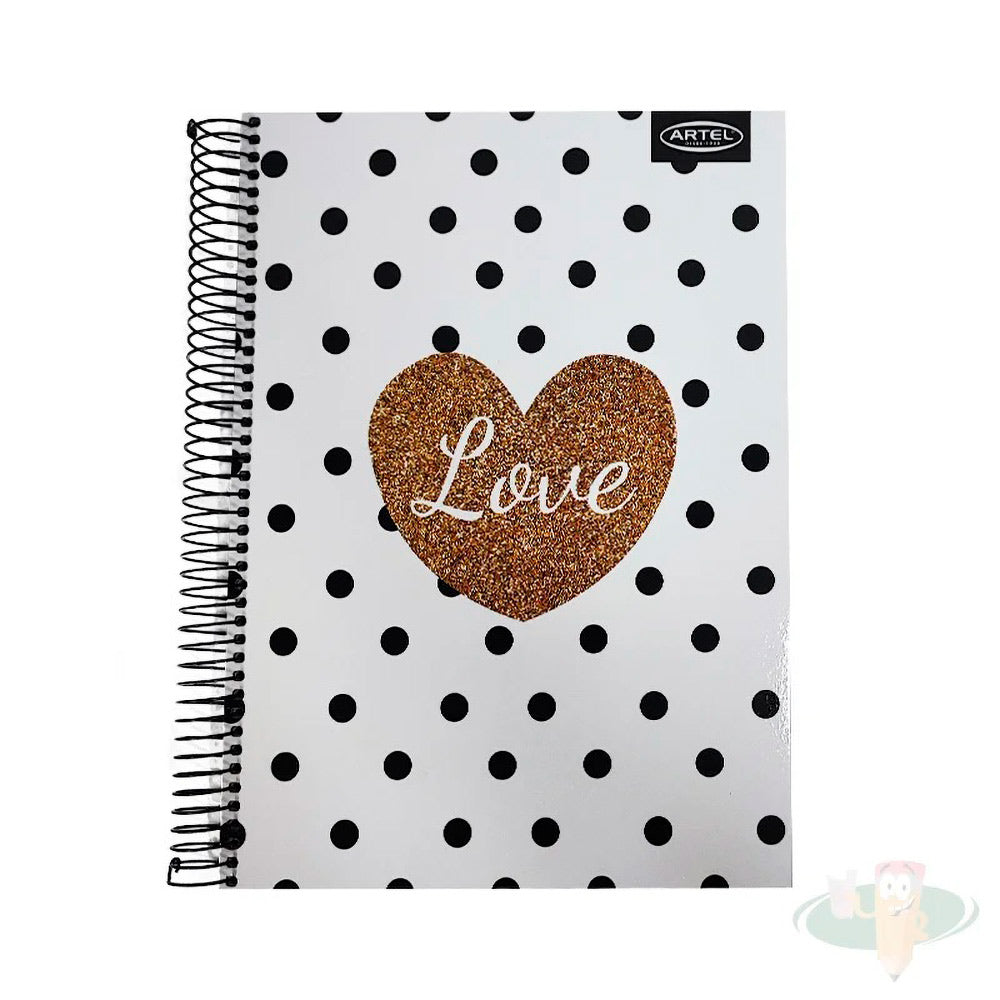 Cuaderno Especial 150 Hojas Golden&Black Artel