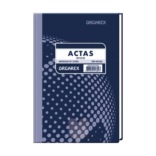 Libro actas 100 hjs art 21302 orgarrex
