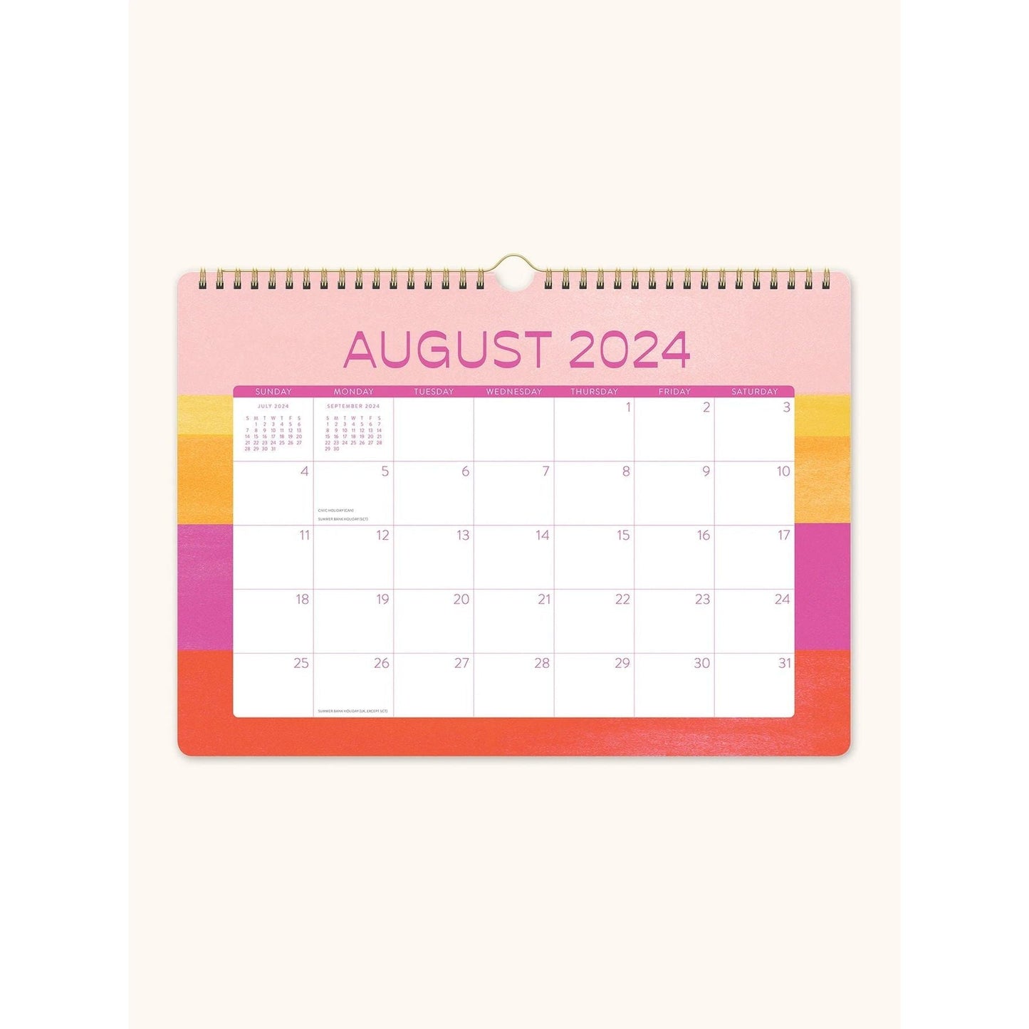 Calendario 2025 Color Theory 17 Meses