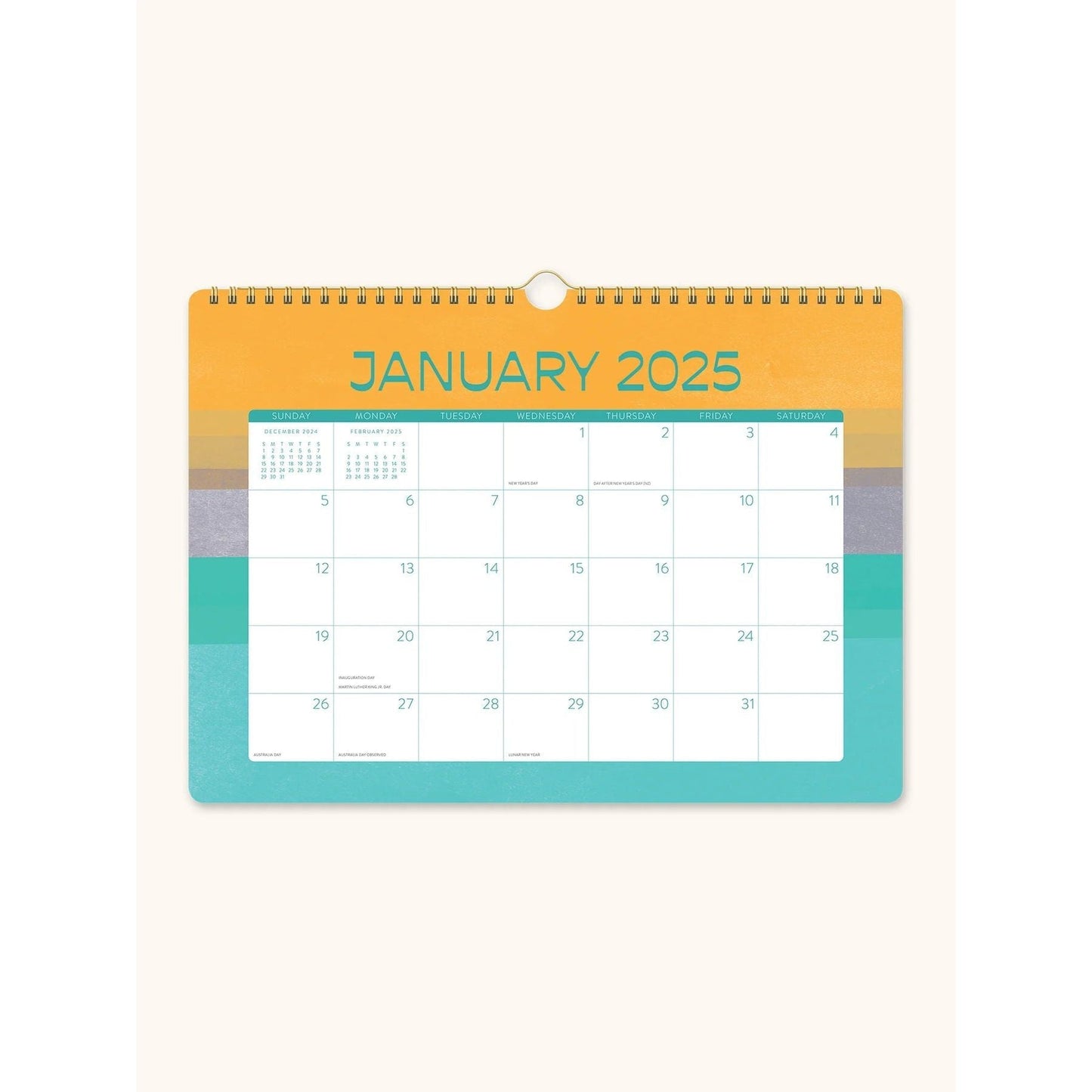 Calendario 2025 Color Theory 17 Meses