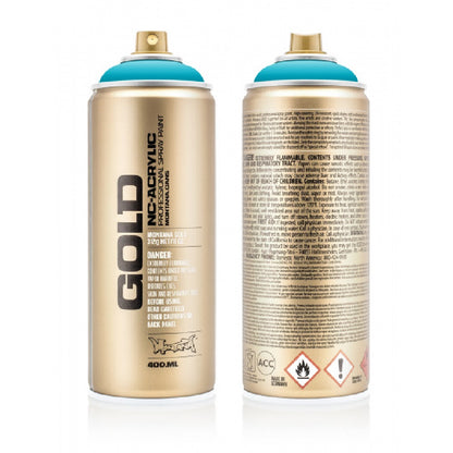 Spray Montana Gold P2000 100% Cyan 400ml