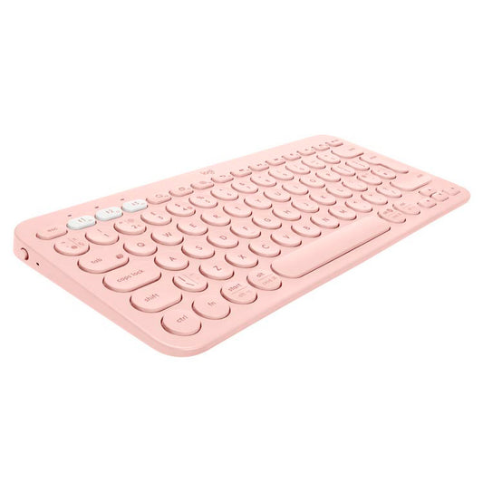 Teclado Bluetooth Pebble Keys 2 K380 Rosado