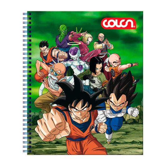 Cuaderno Universitario Dragon Ball 7mm 100h