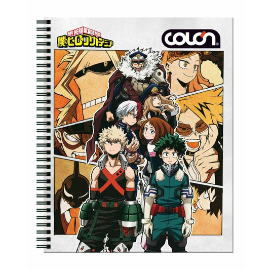 Cuaderno Universitario My Hero Academia 7mm 100h