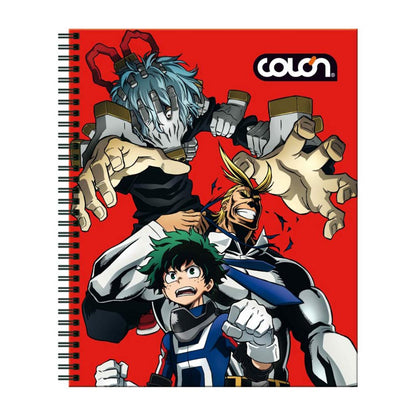 Cuaderno Universitario My Hero Academia 7mm 100h