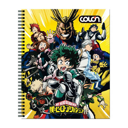 Cuaderno Universitario My Hero Academia 7mm 100h