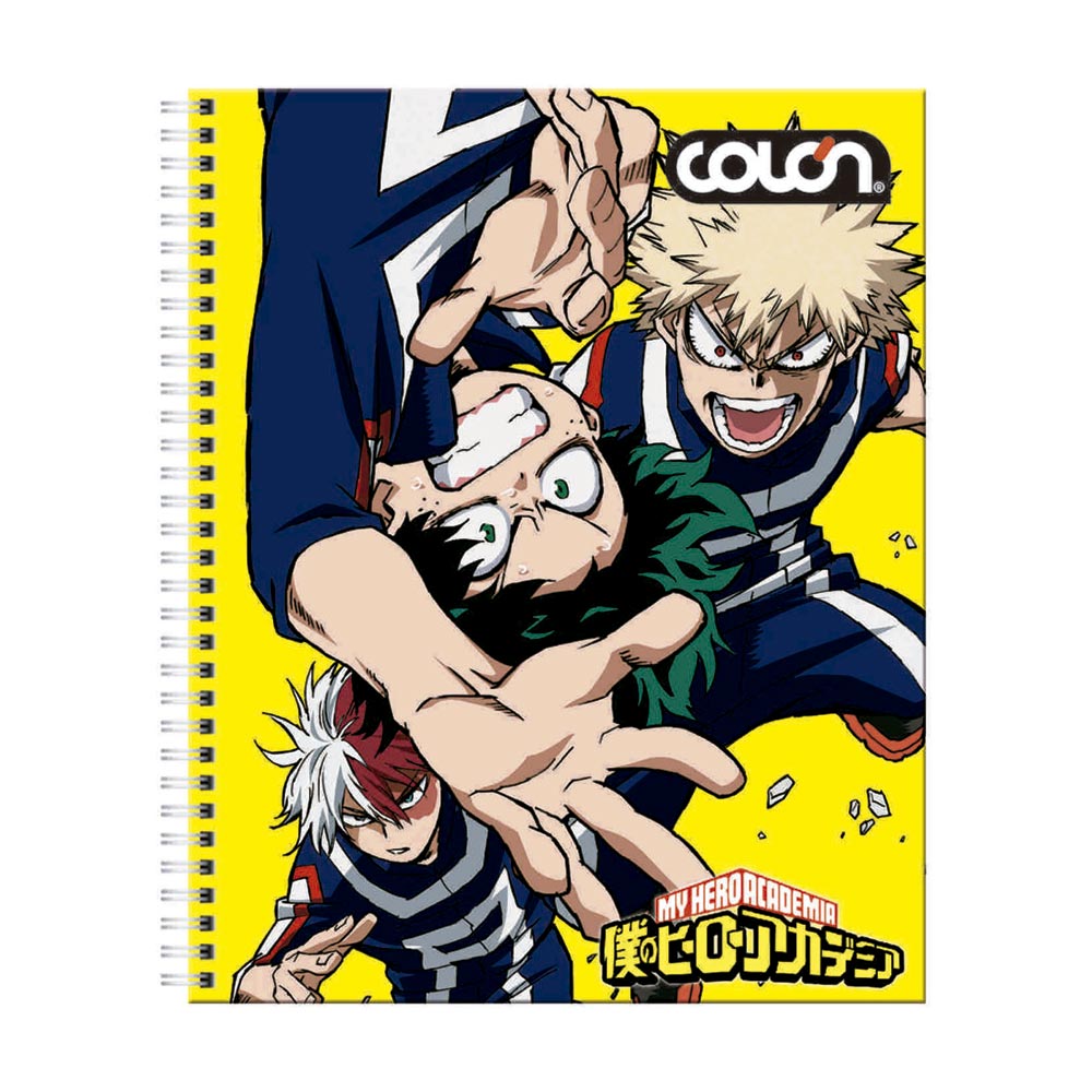 Cuaderno Universitario My Hero Academia 7mm 100h