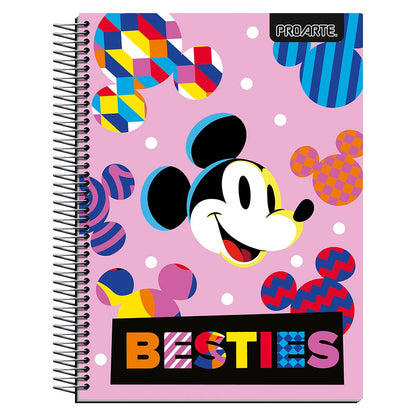 Cuaderno Carta Mickey Flocked