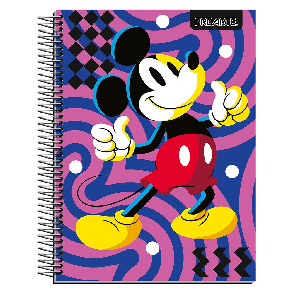 Cuaderno Carta Mickey Flocked