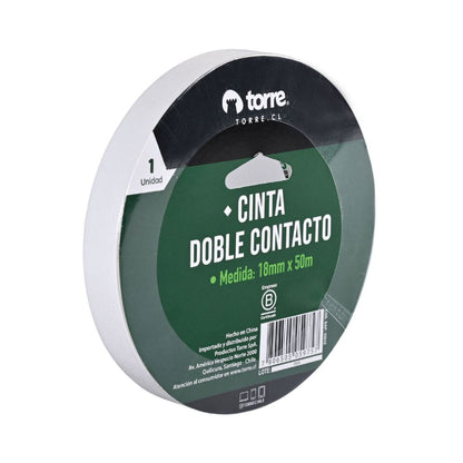 Cinta Doble Contacto 18mm x 50 mt  Torre