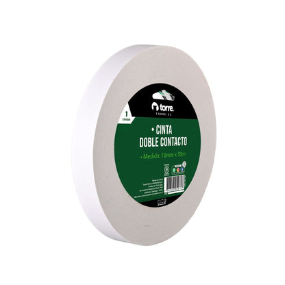 Cinta Doble Contacto 18mm x 50 mt  Torre