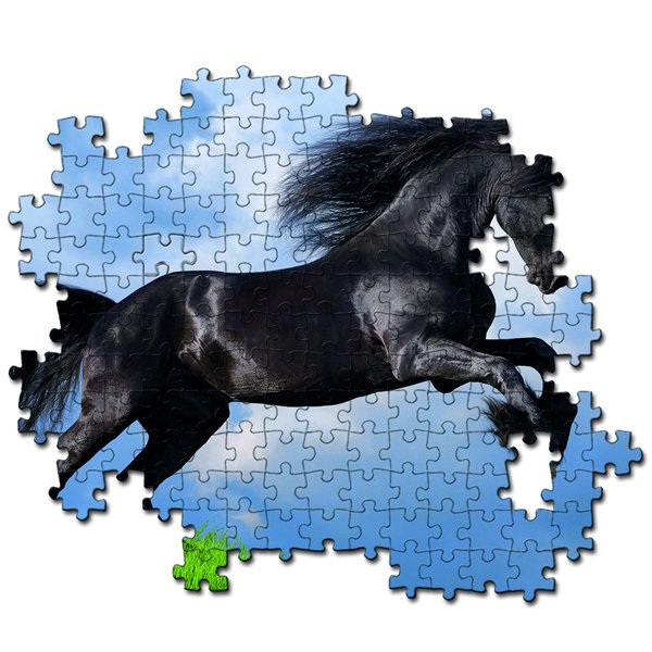 Puzzle 500 piezas Caballo Negro Fresia