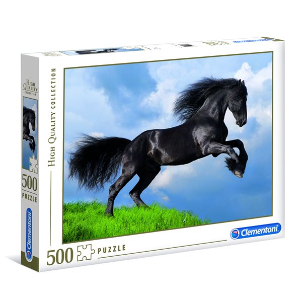 Puzzle 500 piezas Caballo Negro Fresia