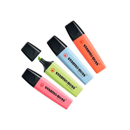 Set Destacadores Stabilo boss Pastel 4 colores Limon Cherry