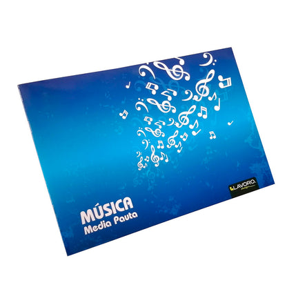 Cuaderno Musica Media Pauta 10 Hojas Lavoro