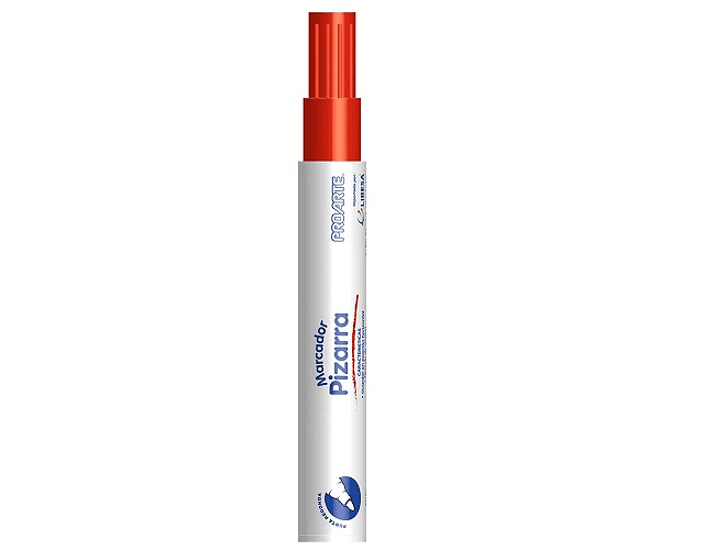 Plumon de pizarra rojo