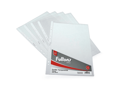 Set 10 funda transparente carta Fultons