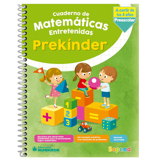 Pre Kinder Matemáticas Entretenidas desde los 4 años