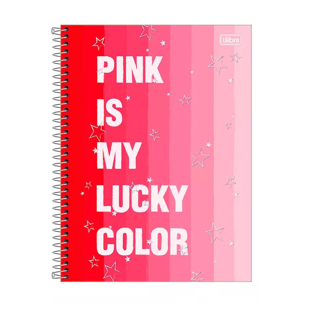 Tilibra Cuaderno Top Love Pink 120 hojas 3 Materias