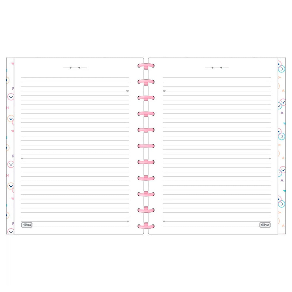 Tilidisco Cuaderno Universitario Happy 160 hojas