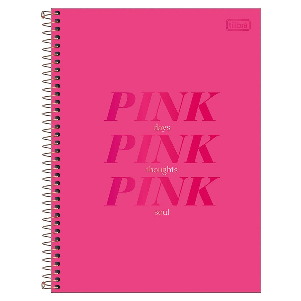 Cuaderno Oficio 7mm 200 Hojas Love Pink Tilibra