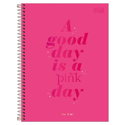 Cuaderno Oficio 7mm 200 Hojas Love Pink Tilibra