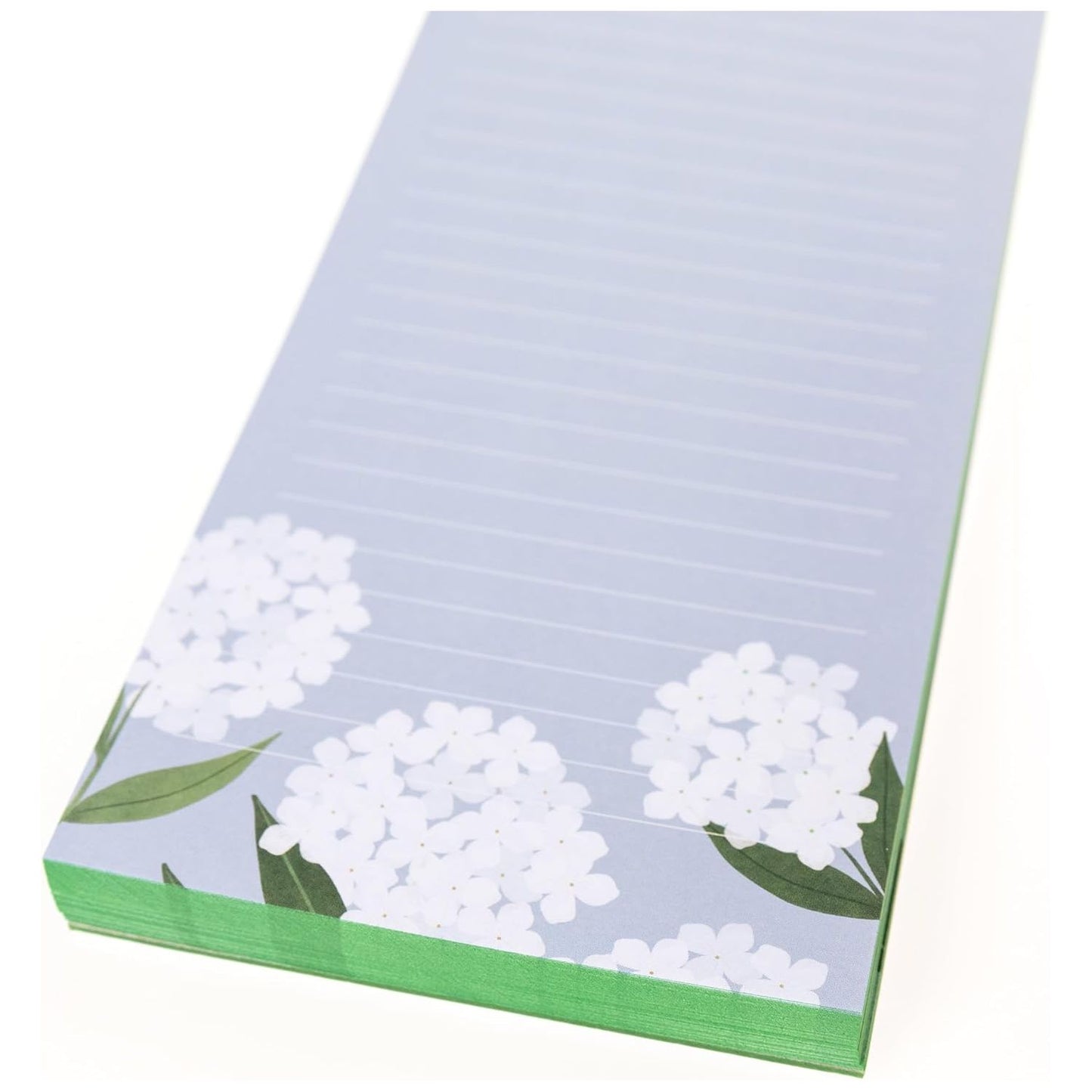Block Listas Magnético Hortensias Blancas