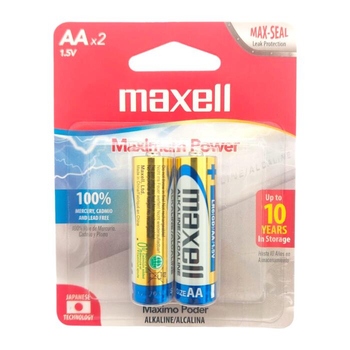 Bateria tipo AA Maxell AA-2BP