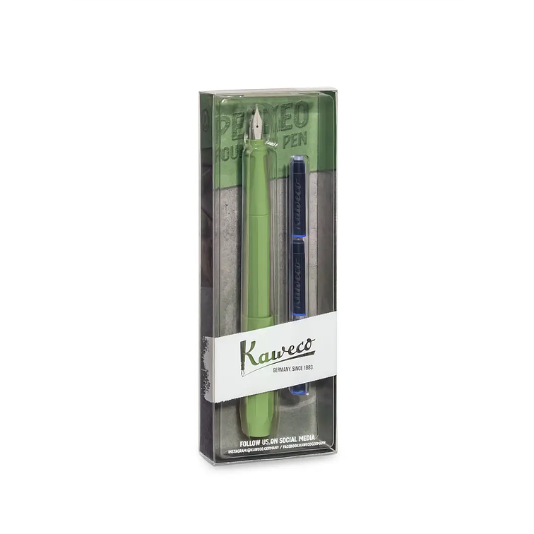 Kaweco Set Perkeo Pluma Pack Jungle Green M