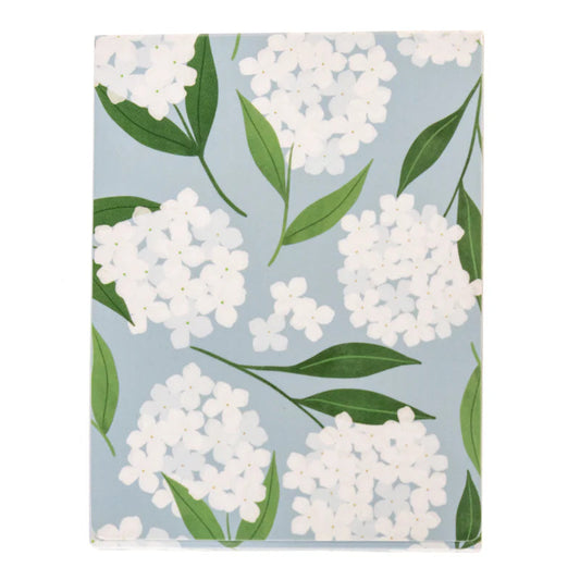 Block Magnético Pequeño Hortensias Blancas