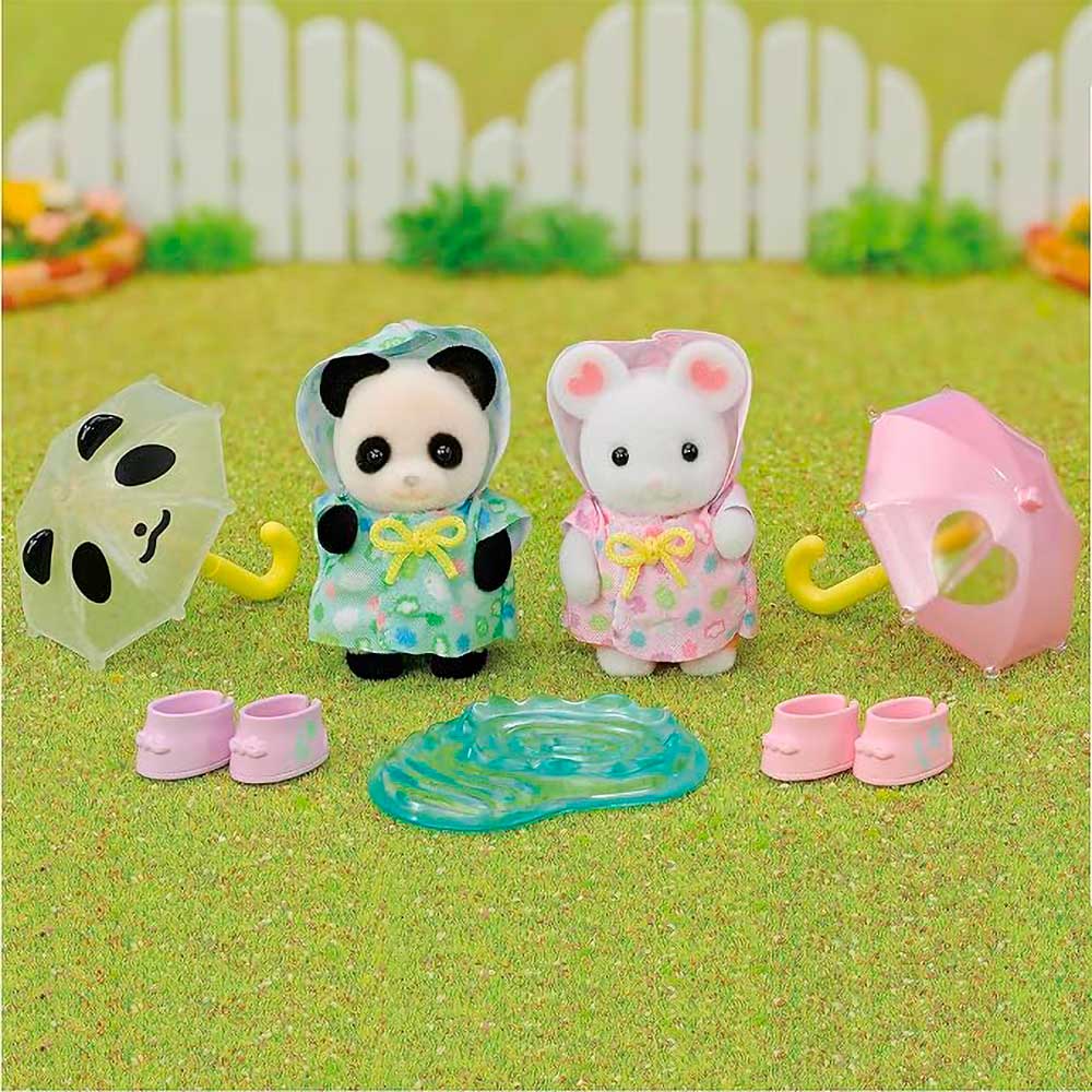 Set amigos de la guardería Día lluvioso  Sylvanian Families