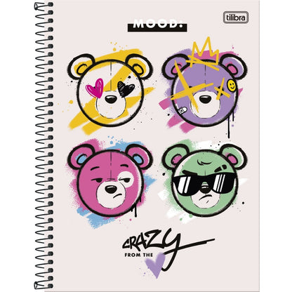 Cuaderno  Top Tapa dura  Tilibra 7MM 100 hojas Rebel