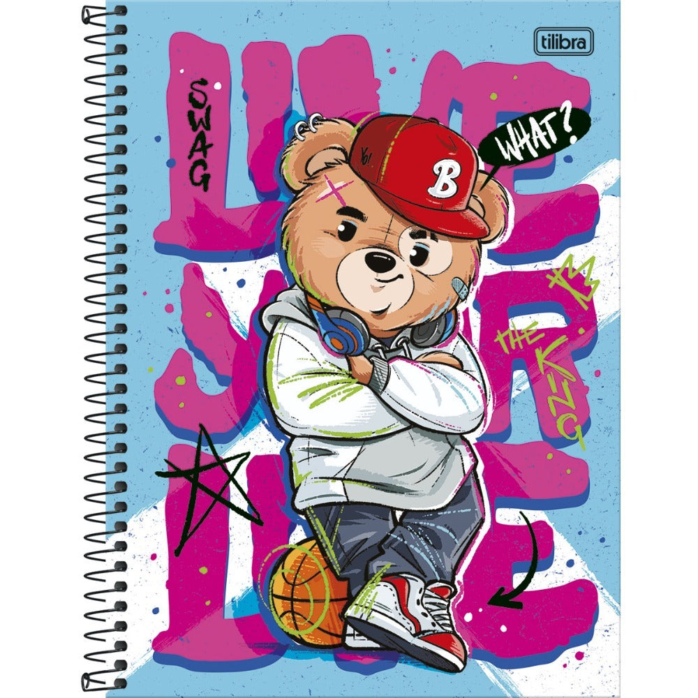 Cuaderno  Top Tapa dura  Tilibra 7MM 100 hojas Rebel