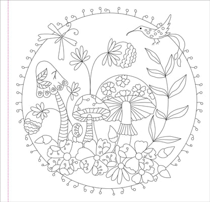 Libro para colorear adultos  Hongos