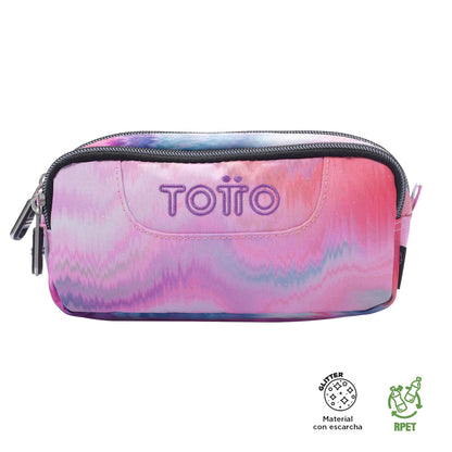 Estuche Escolar Glitter Ondas