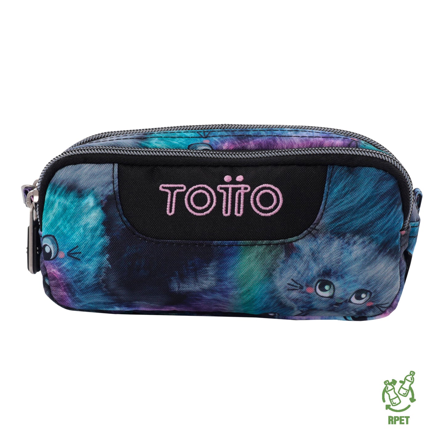 Estuche Escolar Sobre Kitten Morado